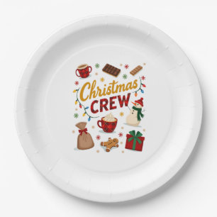 Christmas Crew (2) Paper Plates