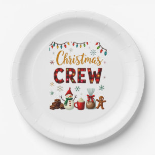 Christmas Crew (3) Paper Plates