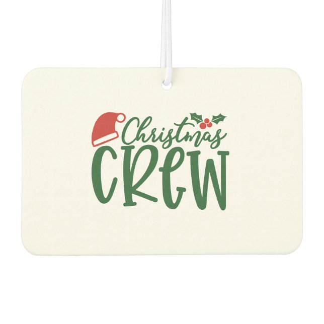 Christmas Crew Air Freshener (Front)