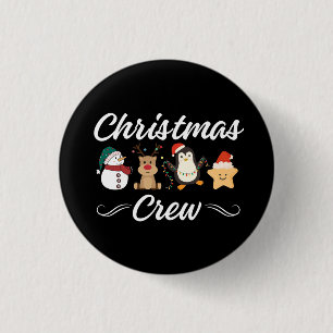 Christmas Crew Button