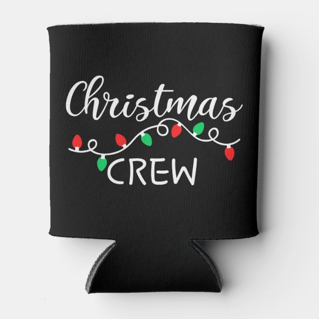 Christmas Crew  Can Cooler (Front)