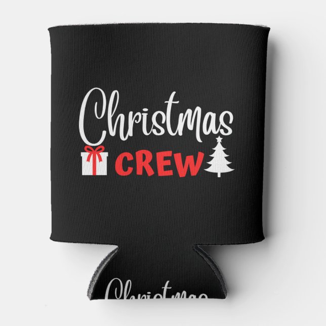CHRISTMAS CREW CAN COOLER (Front)