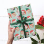 Christmas Crew Custom Six Photo Funny Holiday Gift Wrapping Paper