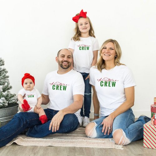 Christmas Crew Family Kids Shirt