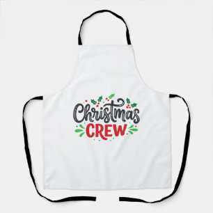 Christmas Crew Festive Holiday Apron