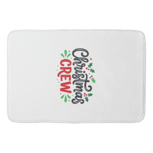 Christmas Crew Festive Holiday Bath Mat