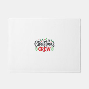 Christmas Crew Festive Holiday Doormat