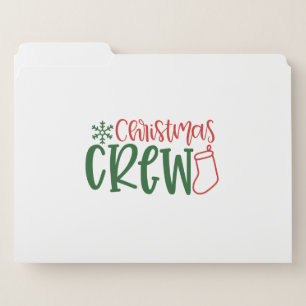 Christmas Crew File Folder