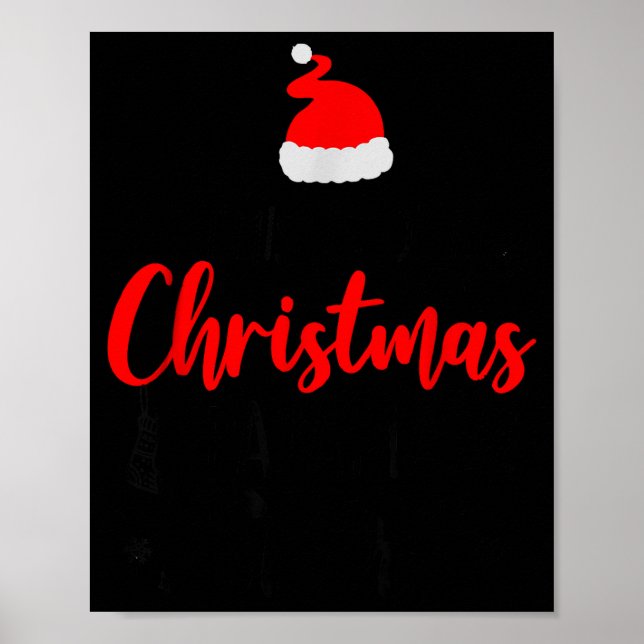 Christmas Crew Funny Matching Squad Pajamas Xmas G Poster (Front)