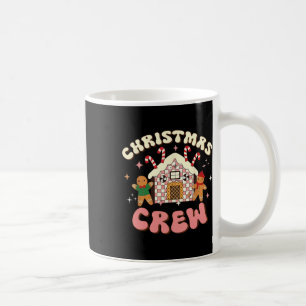 Christmas Crew Gingerbread In Candy House Cute Xma Coffee Mug