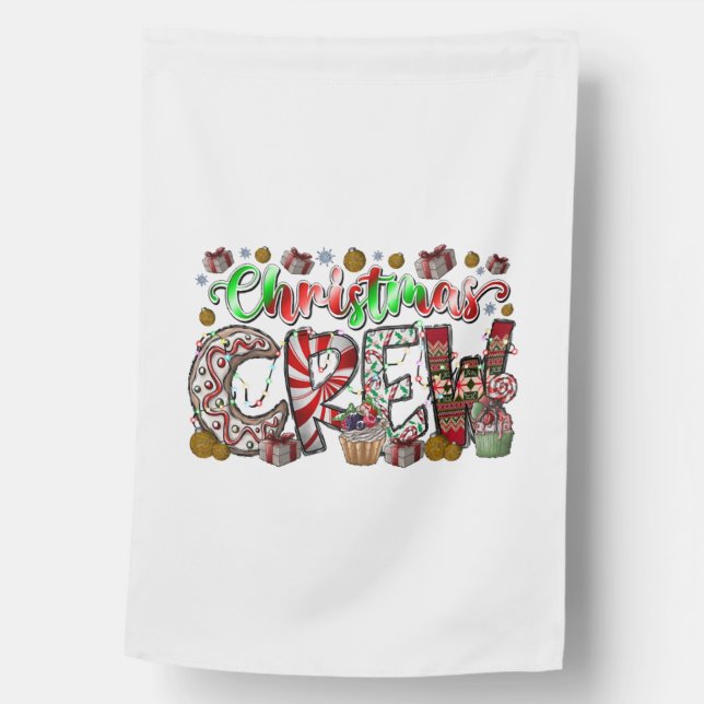Christmas Crew    House Flag (Front)