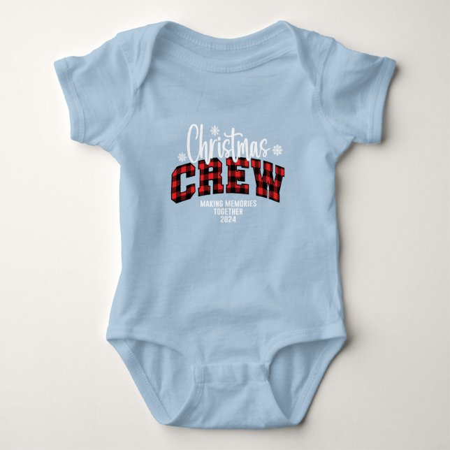 Christmas Crew Making Memories 2024 Baby Bodysuit (Front)