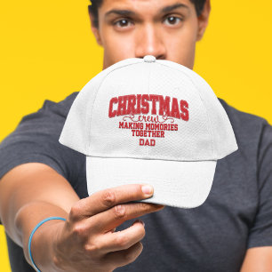 Christmas Crew Making Memories Together Dad Red Hat