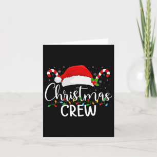 Christmas Crew Matching Family Group Holiday Xmas Card