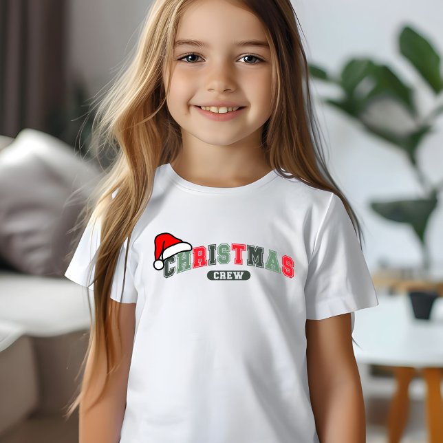 Christmas Crew Matching Family Kid's T-Shirt (Creator Uploaded)