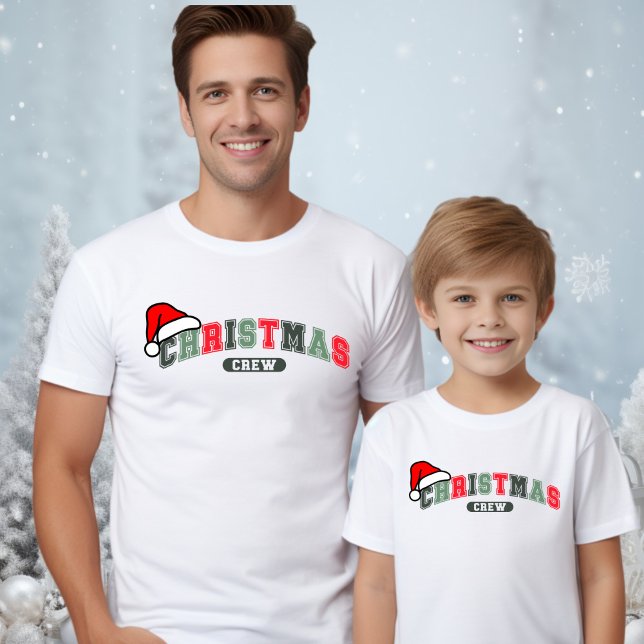 Christmas Crew Matching Family Men's T-Shirt (Creator Uploaded)
