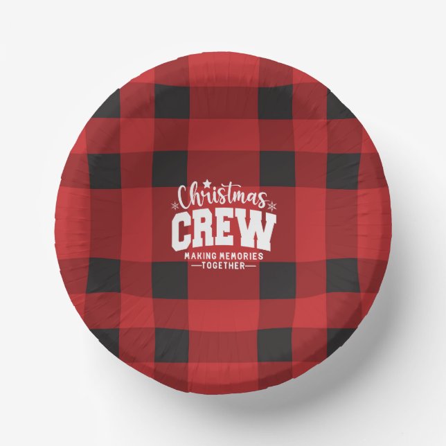  Christmas Crew  Paper Bowls (Front)