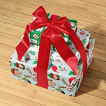 Christmas Crew Six Photo Custom Wrapping Paper Sheets<br><div class="desc">**Scroll down for photo How To!** This coordinating set of three sheets of gift wrap features one sheet of funny and very merry Christmas gift wrapping paper will delight your friends and family when you personalize it with the photos of your kids, parents, friends and even pets, putting the whole...</div>