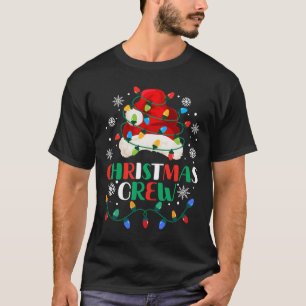 Christmas Crew Xmas Lights Family Matching Pajamas T-Shirt