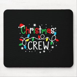 Christmas Crew Xmas Pj Christmas Family Matching P Mouse Pad