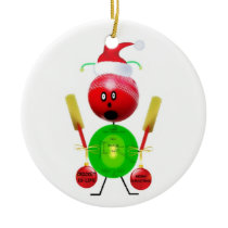 Christmas Cricket Ceramic Ornament Christmas Cricket Ceramic Ornament