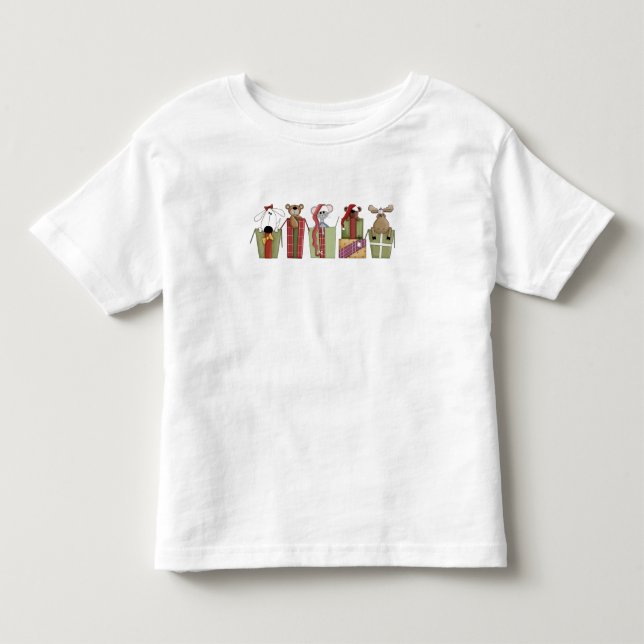 Christmas Critters Kids Shirts (Front)