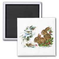 Christmas Critters Magnet