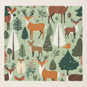 christmas critters scarf