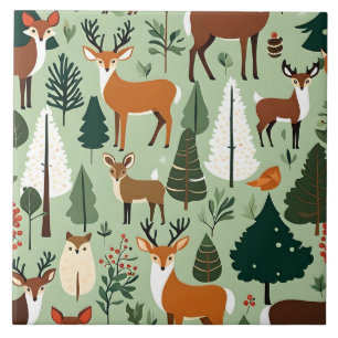 christmas critters tile