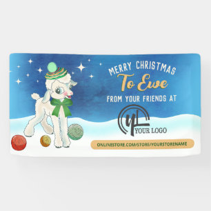 Christmas crochet knitting homespun craft show banner