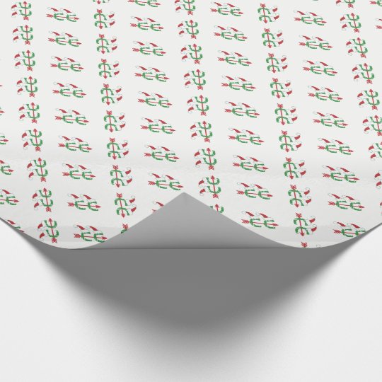 Christmas Cross Country Running Wrapping Paper