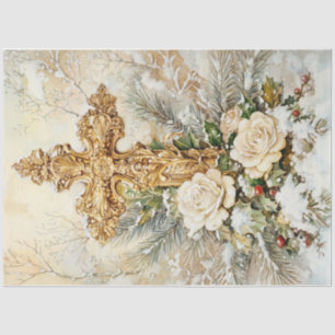 Christmas Cross Tissue Paper