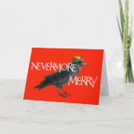 Christmas Crow Card