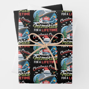 Christmas Cruise 2025 Making Memories for A Life Wrapping Paper Sheets