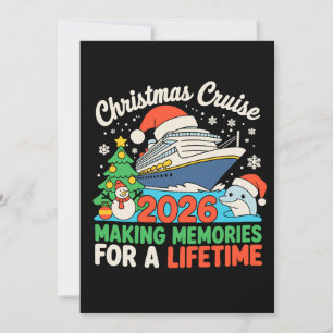 Christmas Cruise 2026 Making Memories For Lifetime Invitation