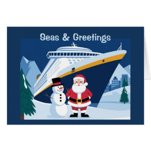 Christmas Cruise Lover Cruising holiday Cruiser  Cards
