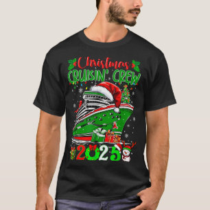 Christmas Cruisin Crew 2025 Matching Family Cruise T-Shirt
