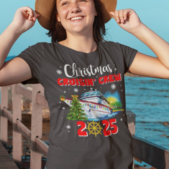 Christmas Cruisin' Crew Custom Ship  Tri-Blend Shirt (Creator Uploaded)