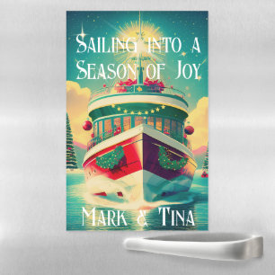 Christmas Cruising Magnetic Dry Erase Sheet