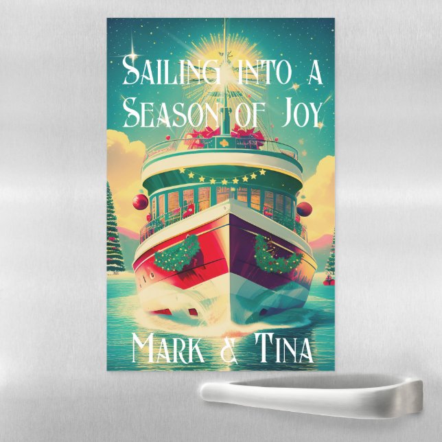 Christmas Cruising  Magnetic Dry Erase Sheet (In Situ)