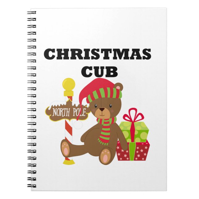 Christmas Cub Notebook (Front)
