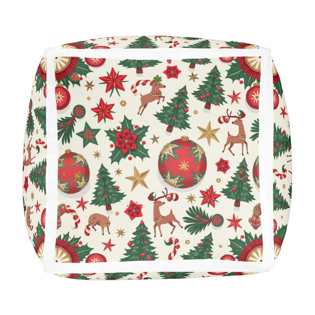 Christmas Cube Pouf (Bottom)