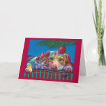 Christmas Cuddlers Holiday Card By Ron Burns at Zazzle