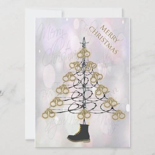 Christmas Cuff Tree  _ Jailmatecards Holiday Card