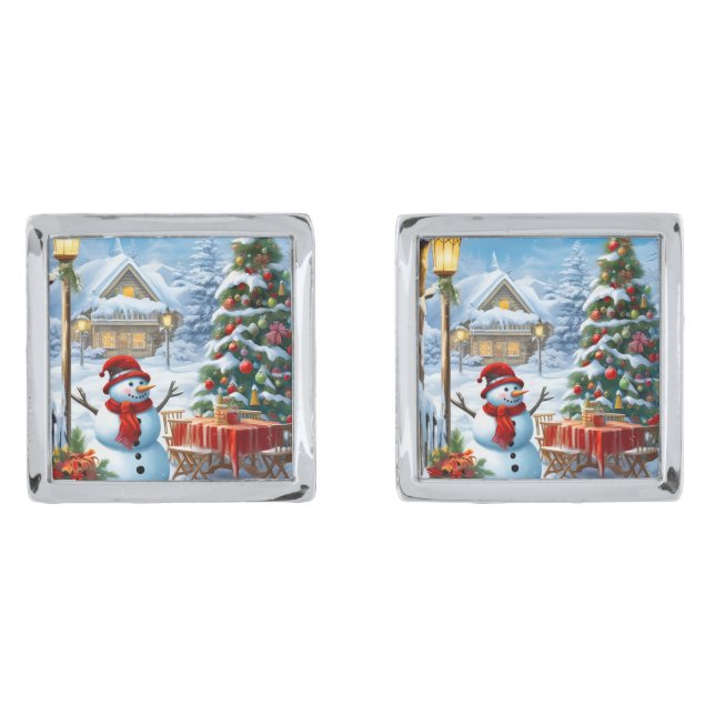 Christmas Cufflinks (Front)
