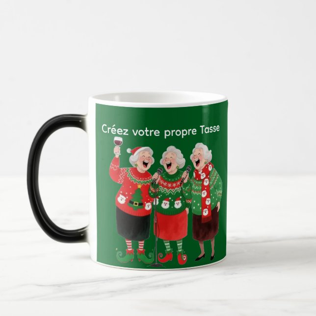 Christmas Cup for Women - Christmas Pulls, (Left)