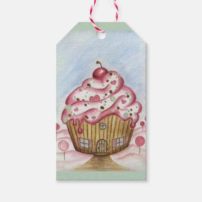 Christmas Cupcake Gift Tags (Front)