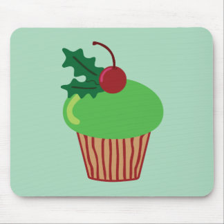 Christmas Cupcake Mouse Pad