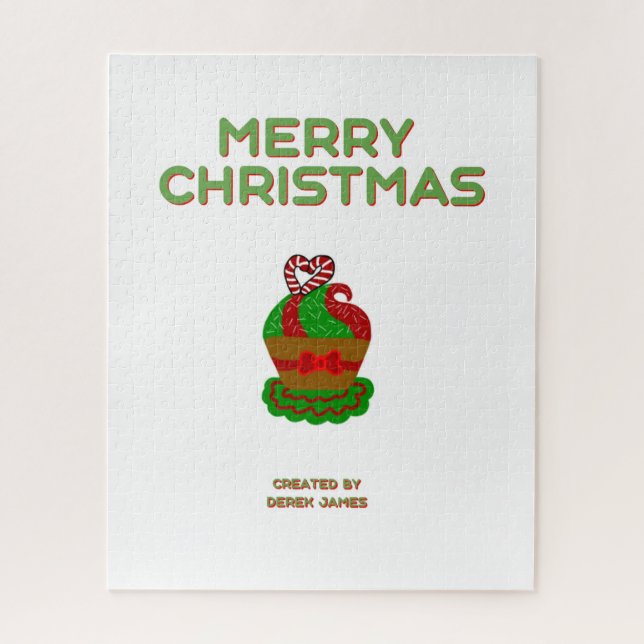 Christmas Cupcake Puzzle (40.64 cm x 50.8 cm) (Vertical)