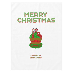 Christmas Cupcake Tablecloth